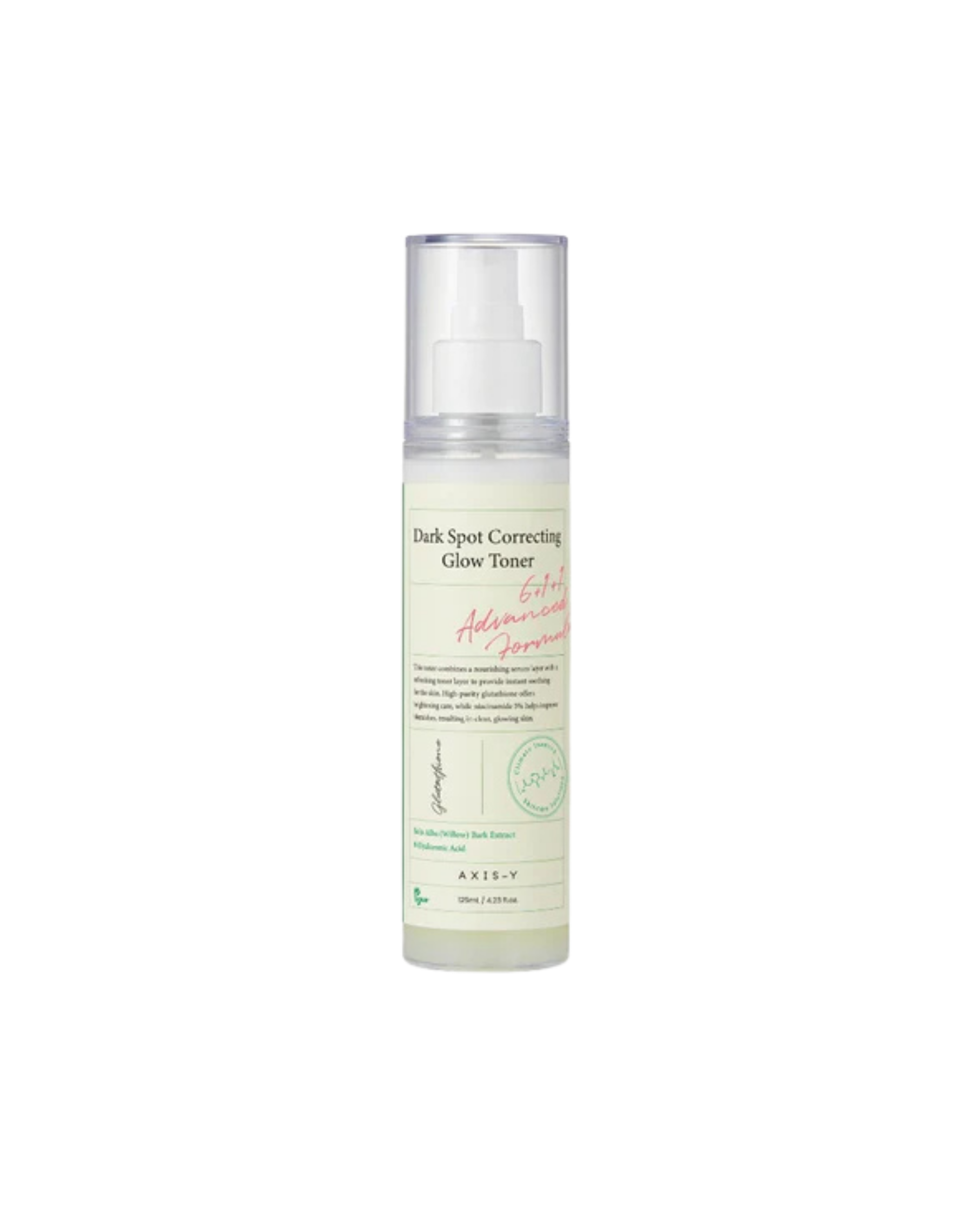 Dark spot correcting glow toner